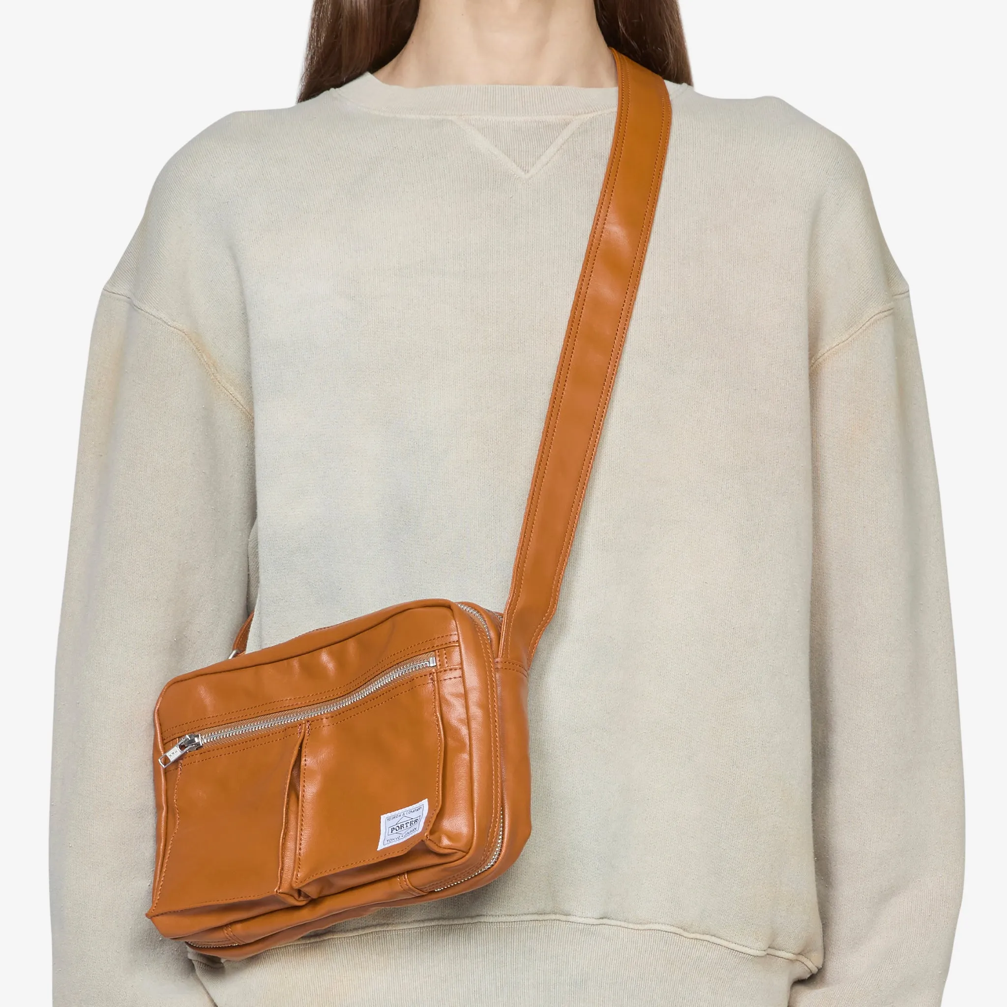 Free Style Shoulder Bag Camel (S)