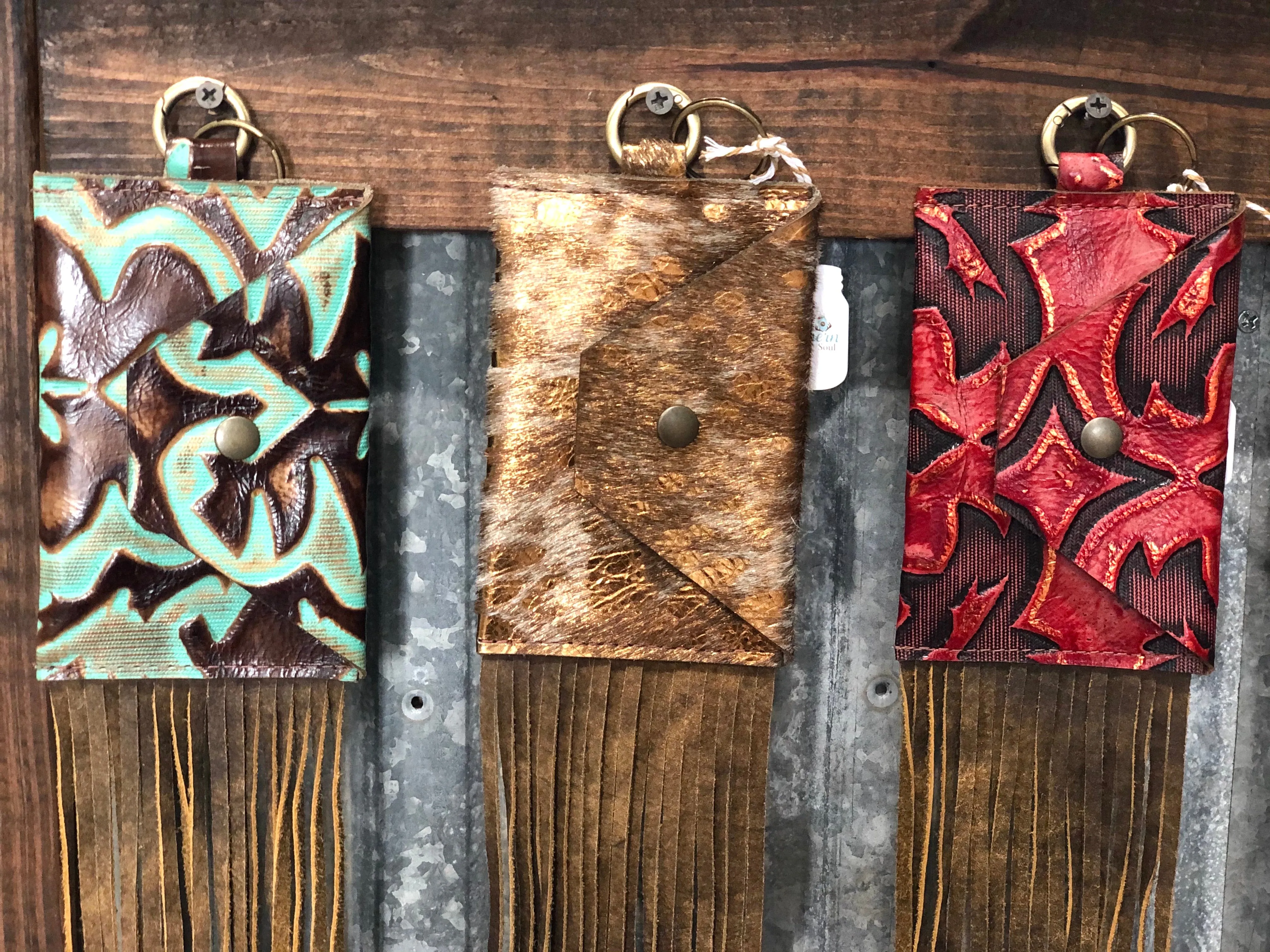 Fringe Cardholder Keychains