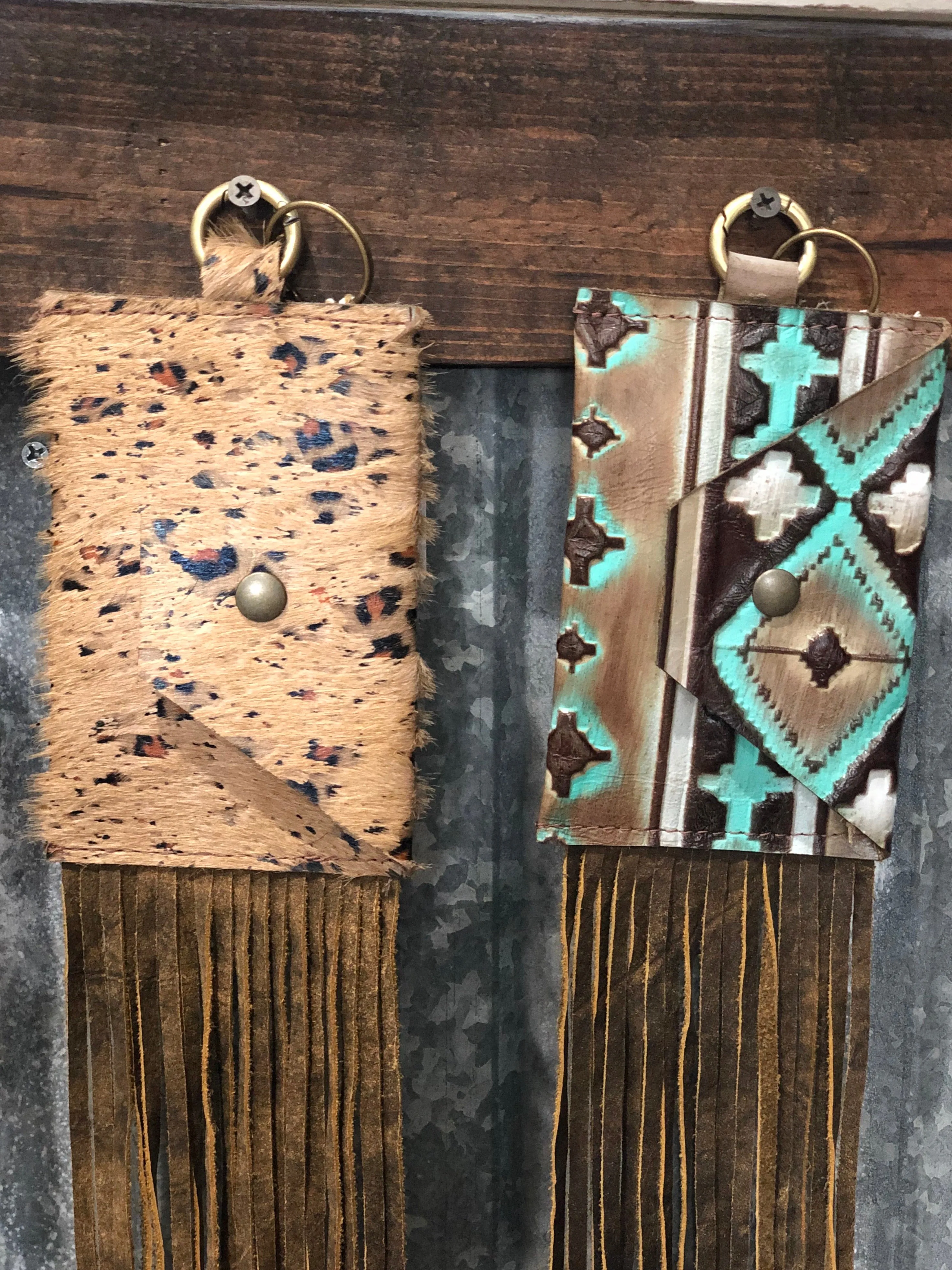 Fringe Cardholder Keychains