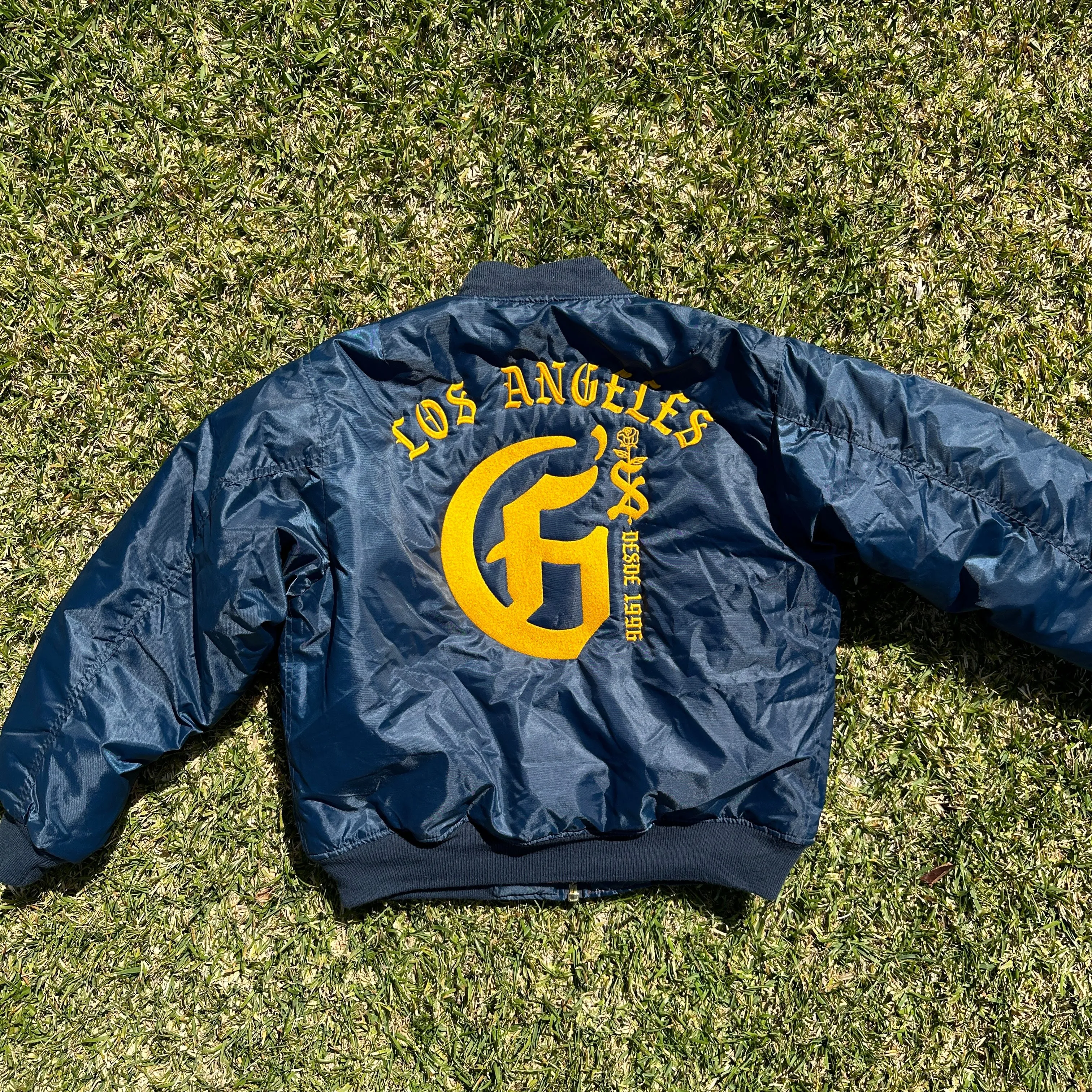 G96 Flight Jacket (Navy/Orange Lining)