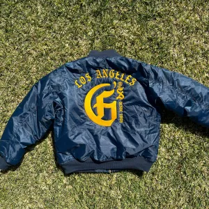 G96 Flight Jacket (Navy/Orange Lining)
