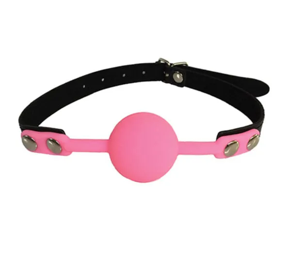 Gag006 Faux Leather Gag With Silicone Ball
