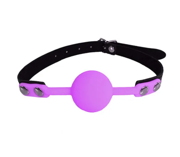 Gag006 Faux Leather Gag With Silicone Ball