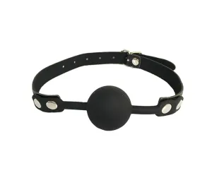 Gag006 Faux Leather Gag With Silicone Ball