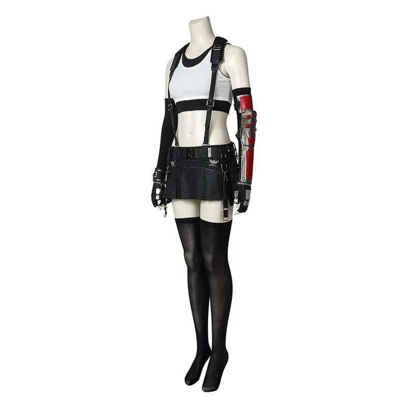 Game Final Fantasy VII Remake FF7 Tifa Lockhart Outfits Cosplay Costume