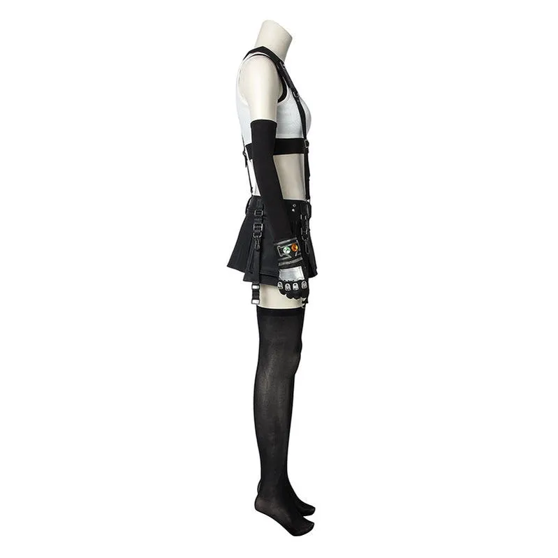 Game Final Fantasy VII Remake FF7 Tifa Lockhart Outfits Cosplay Costume