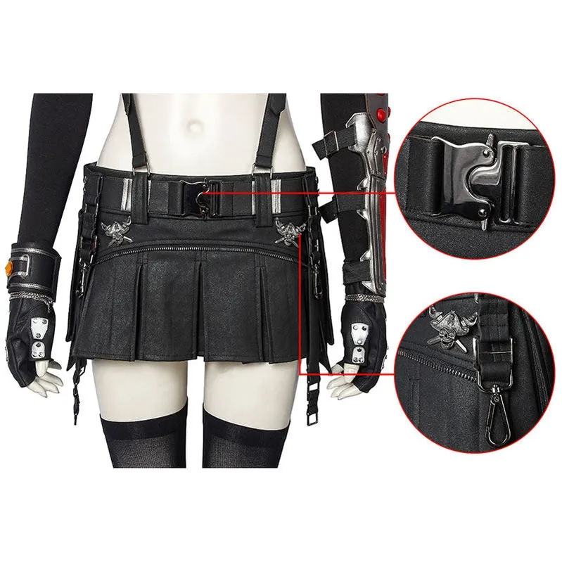 Game Final Fantasy VII Remake FF7 Tifa Lockhart Outfits Cosplay Costume
