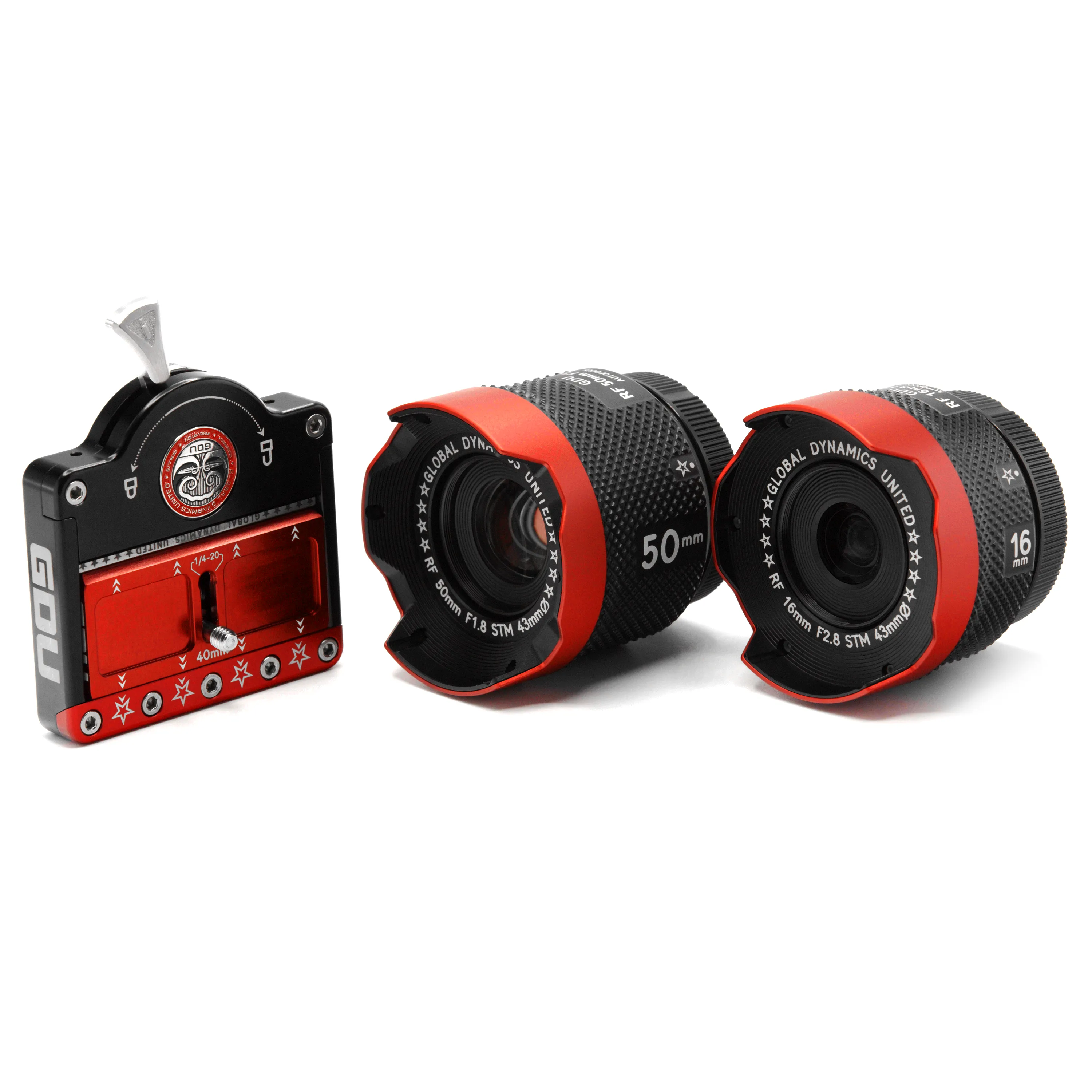 *GDU Armored RF 50mm, RF 16mm   40mm-Touch & Go BasePlate - Bundle