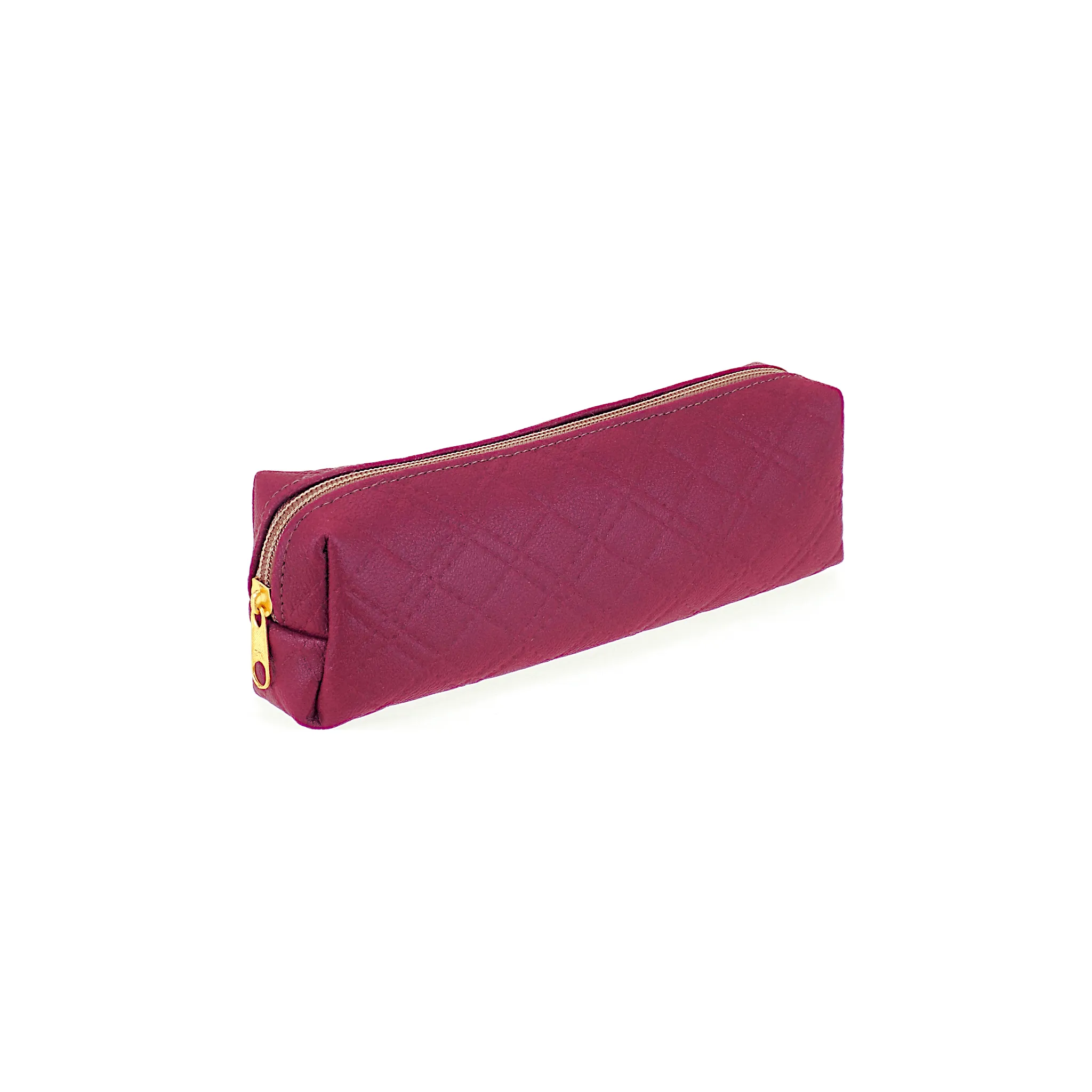 Generic Artificial Leather Zippered Pencil Case