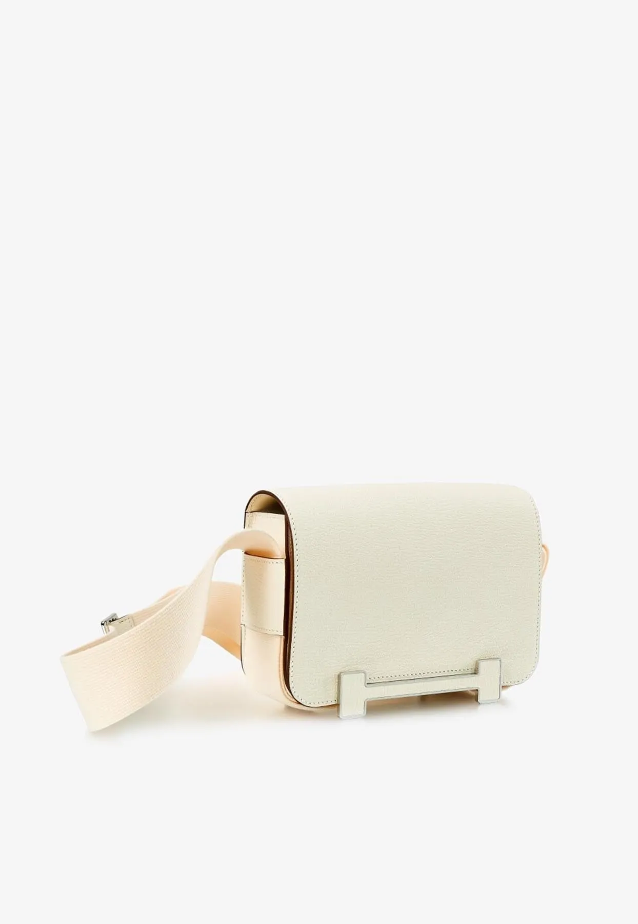 Geta Shoulder Bag in Nata Chèvre Mysore with Palladium Hardware