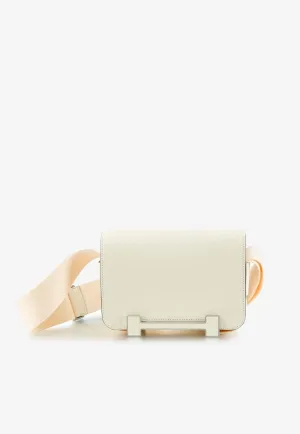 Geta Shoulder Bag in Nata Chèvre Mysore with Palladium Hardware