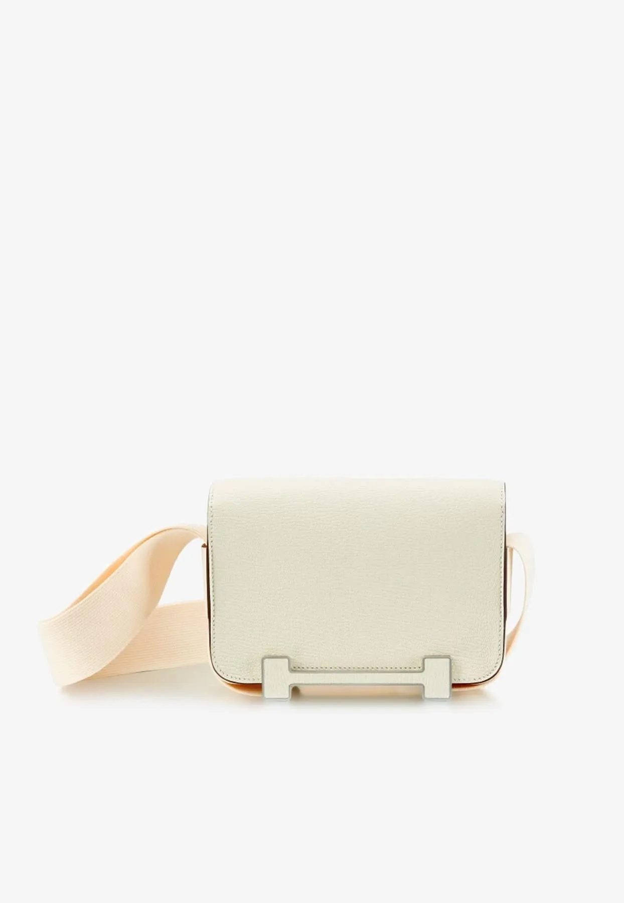 Geta Shoulder Bag in Nata Chèvre Mysore with Palladium Hardware