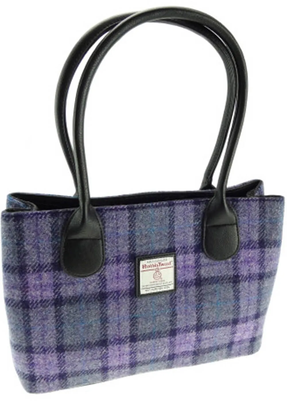 Glen Appin of Schotland Cassley Harris Tartan Tweed Bag Purple
