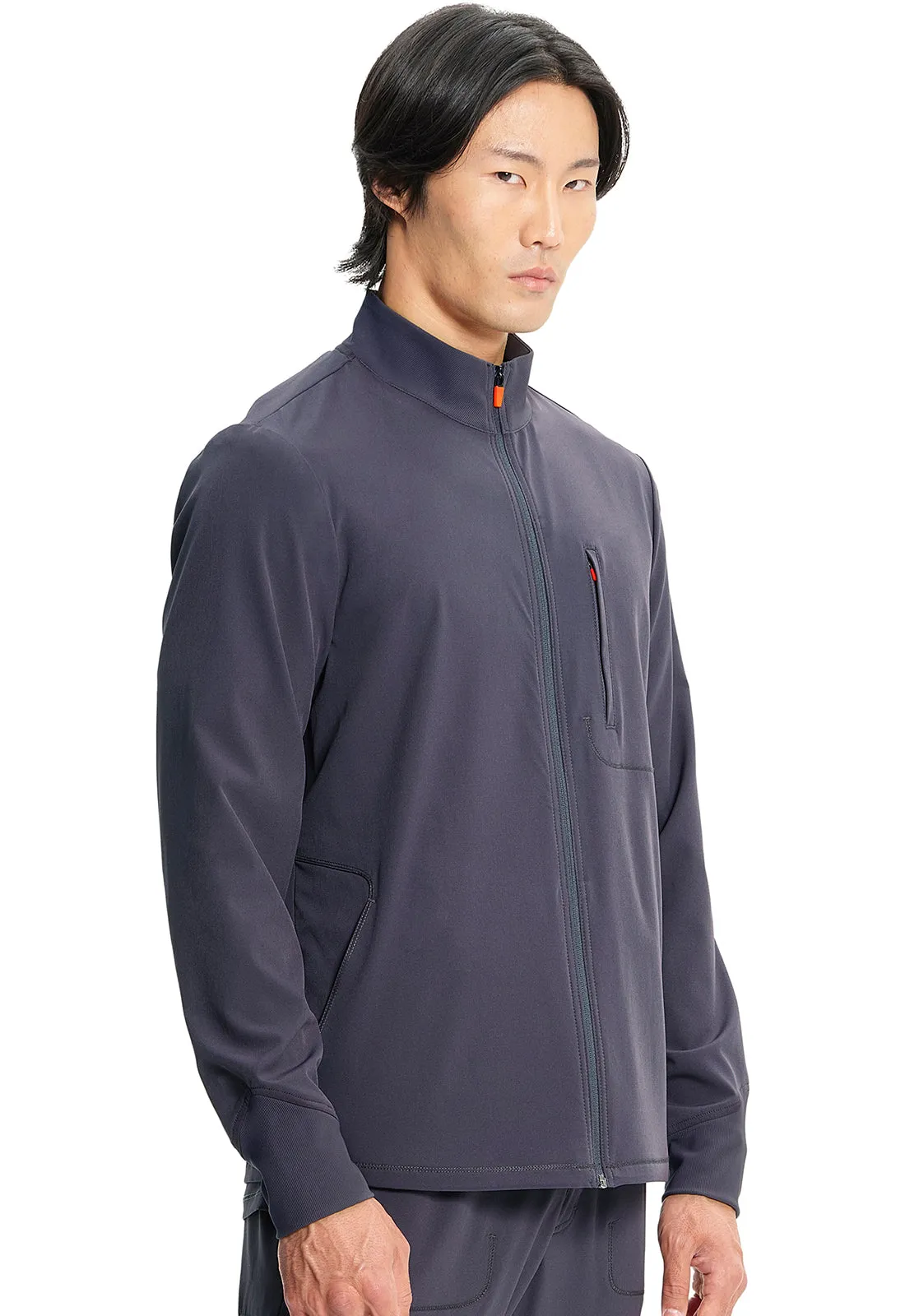 GNR8 IN350A Men's Zip Front Jacket Pewter