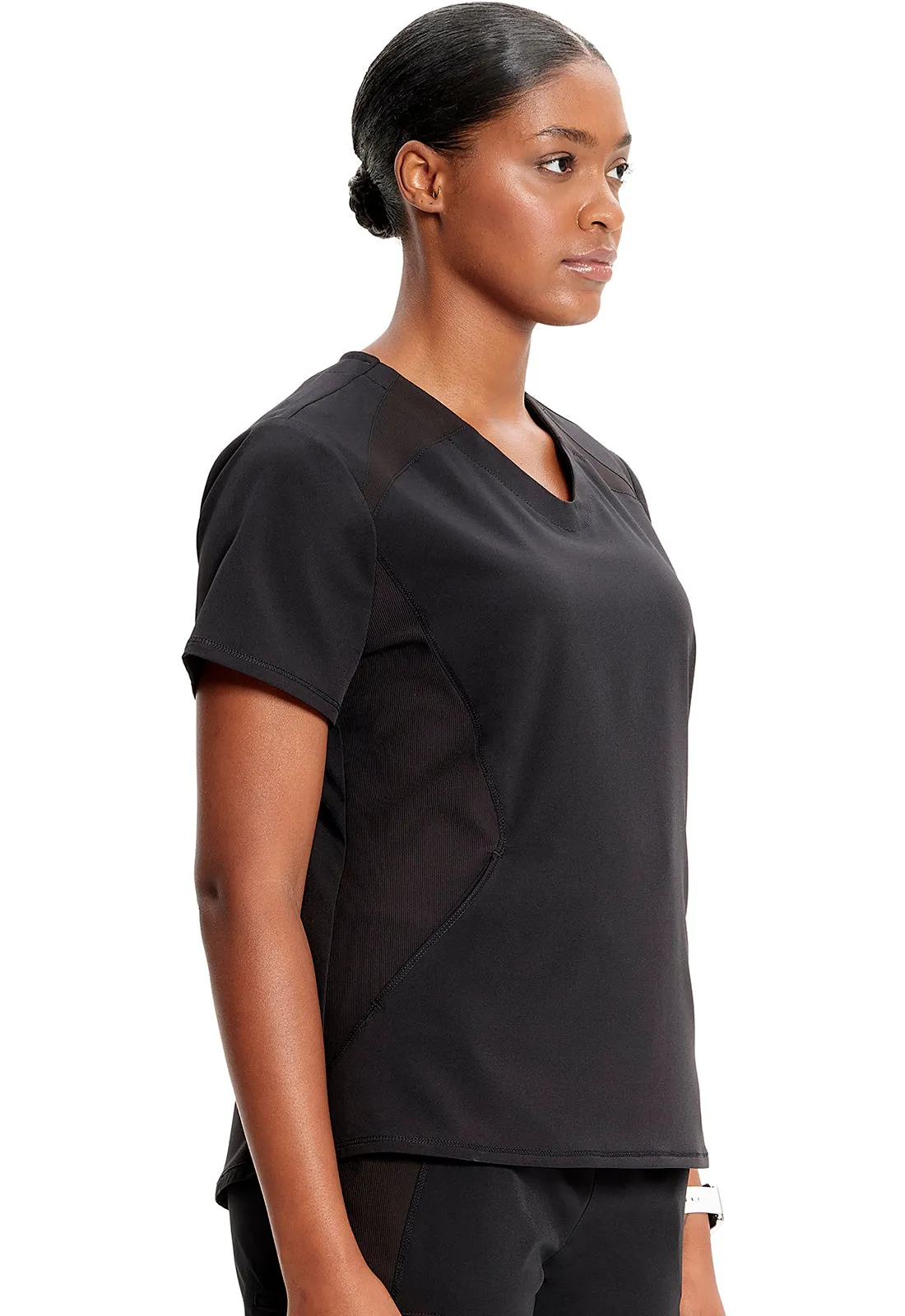 GNR8 IN620A V-Neck Top Black
