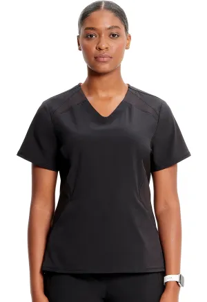 GNR8 IN620A V-Neck Top Black