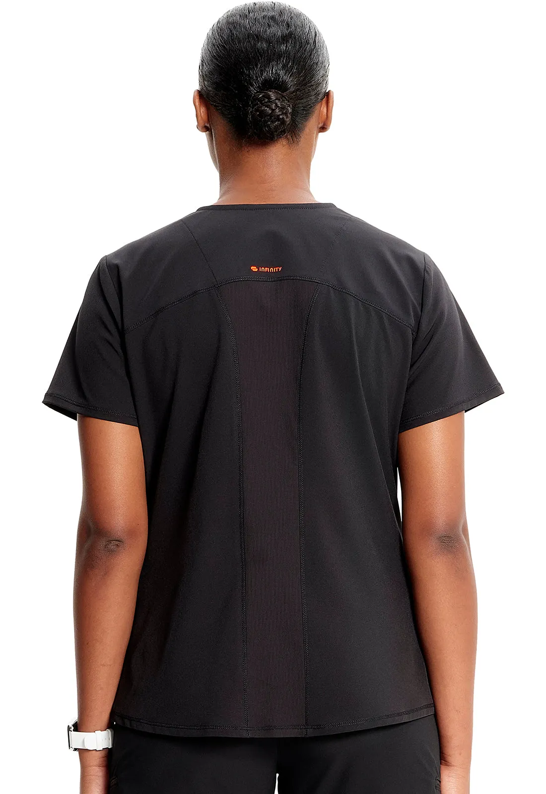 GNR8 IN620A V-Neck Top Black