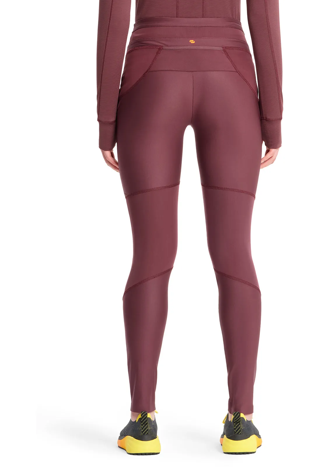 GNR8 Kinetic  IN106A Knit Natural Rise Legging Plum Velvet