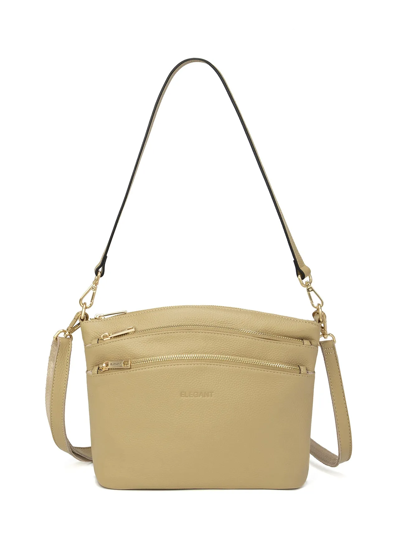 GRACE LEATHER XBODY BAG- E1-0818-ARTICHOKE- SALE