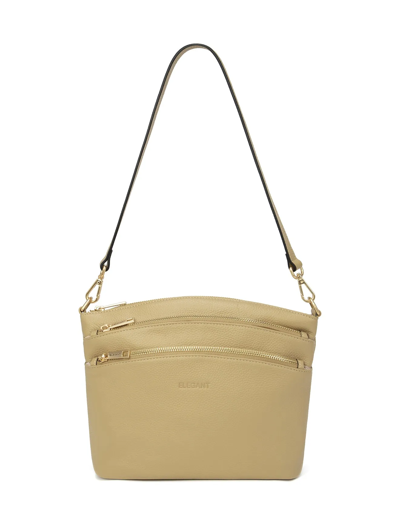 GRACE LEATHER XBODY BAG- E1-0818-ARTICHOKE- SALE