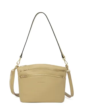 GRACE LEATHER XBODY BAG- E1-0818-ARTICHOKE- SALE