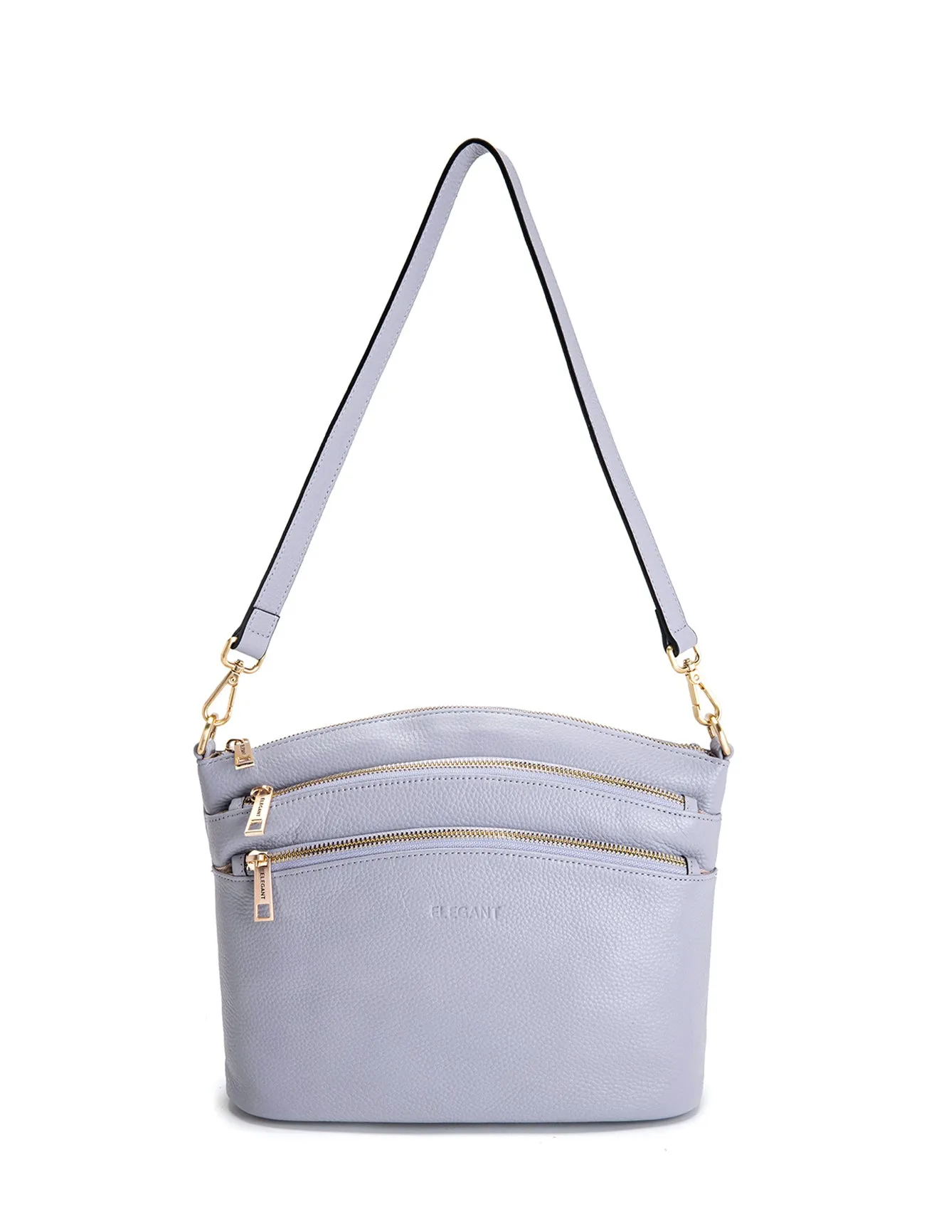 GRACE LEATHER XBODY BAG- E1-0818-CORNFLOWER-SALE
