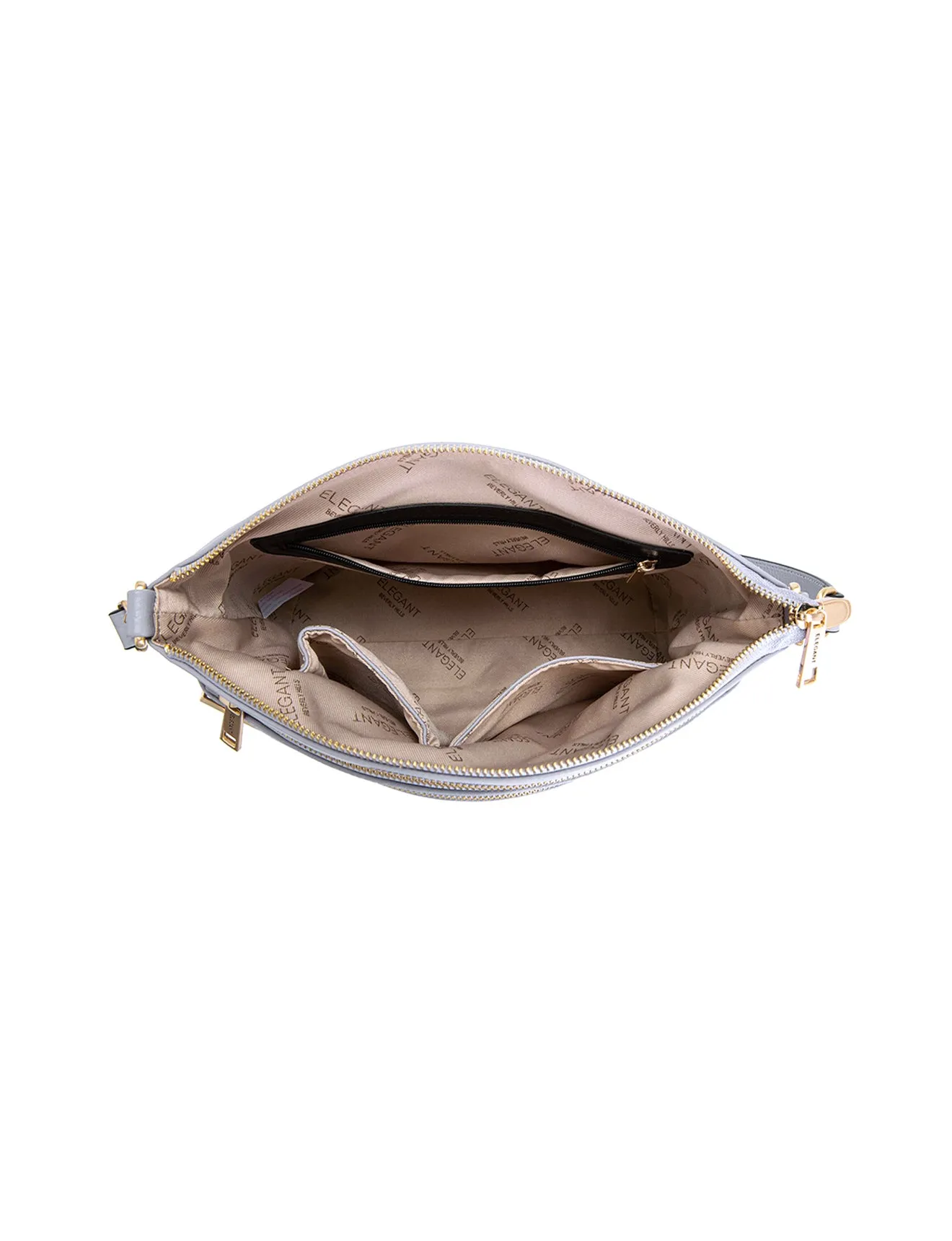 GRACE LEATHER XBODY BAG- E1-0818-CORNFLOWER-SALE