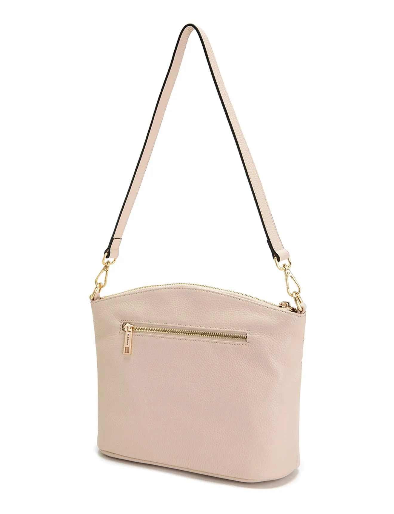 GRACE LEATHER XBODY BAG- E1-0818-IVORY