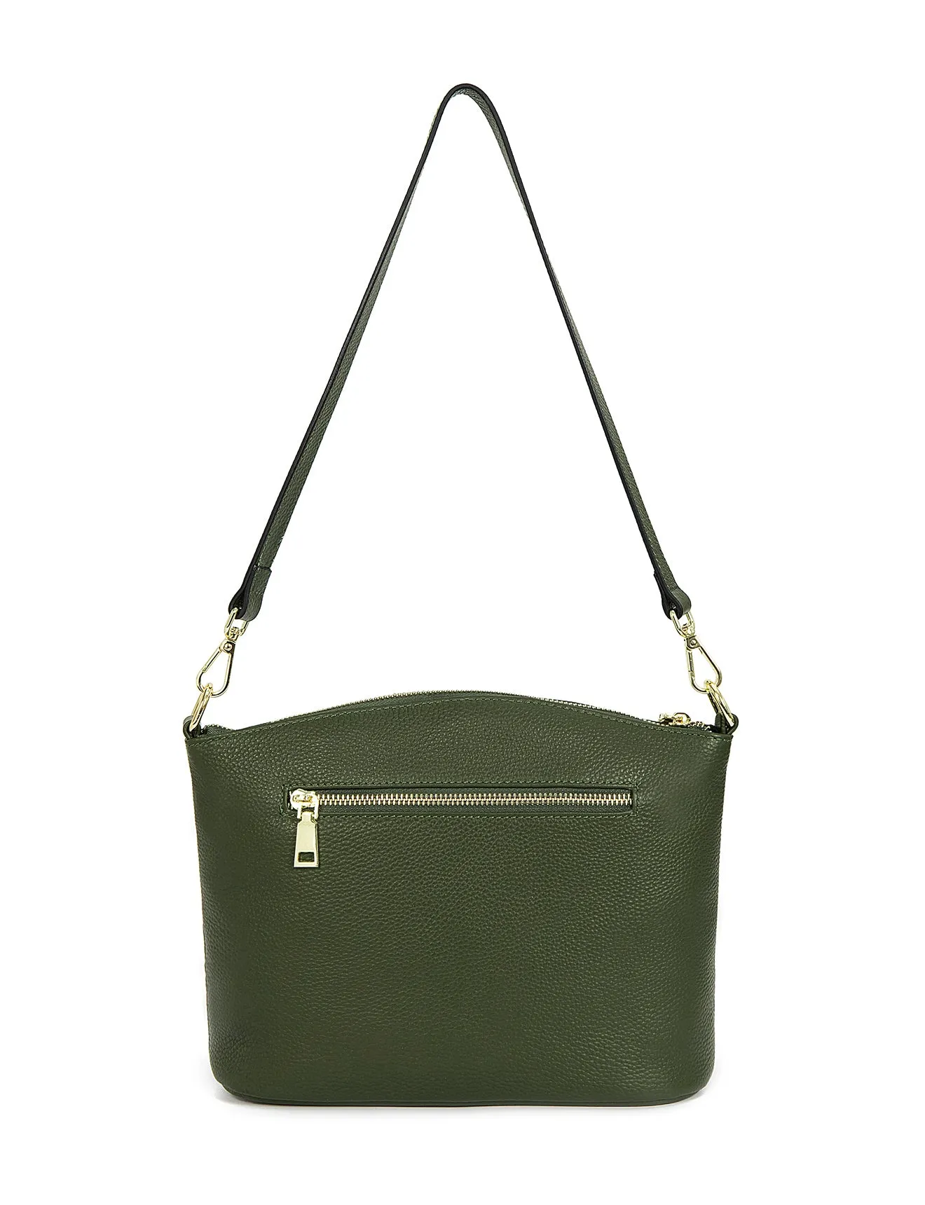 GRACE LEATHER XBODY BAG- E1-0818-OLIVE