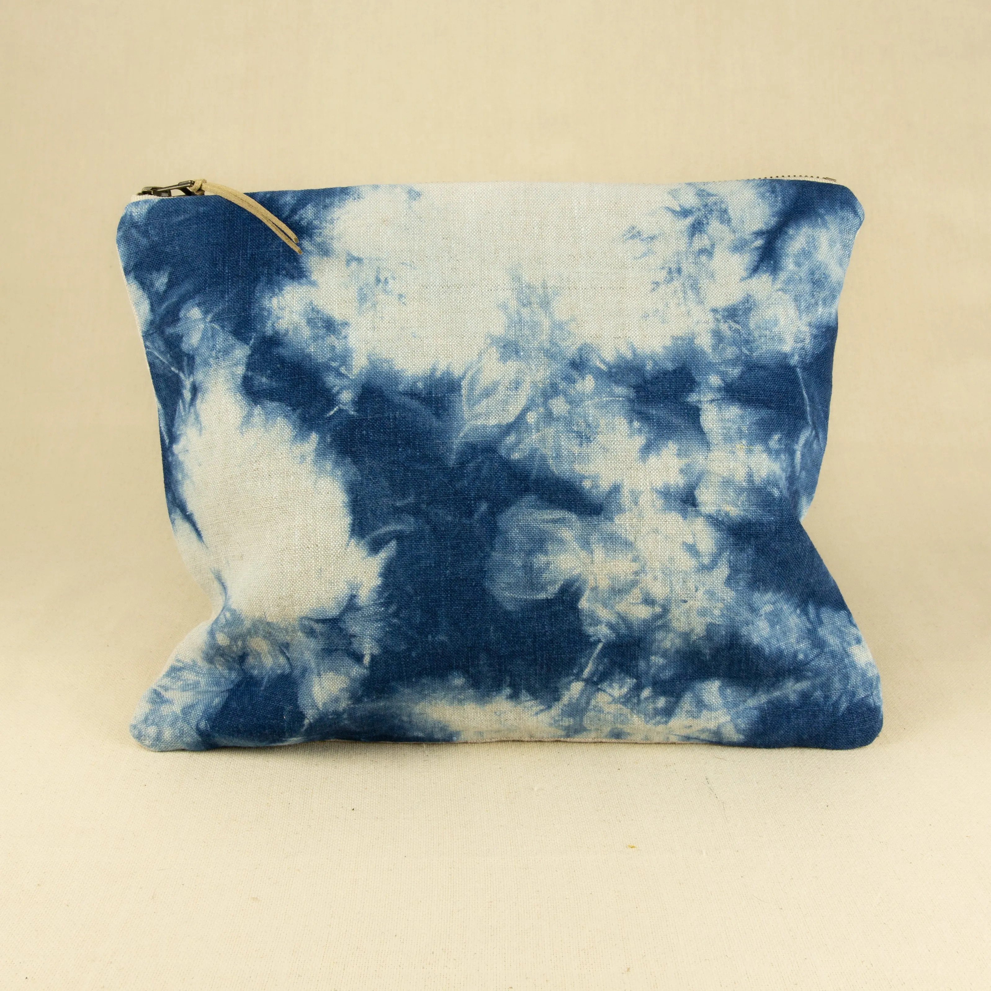 Gray Green Goods Shibori Big Zip Bag