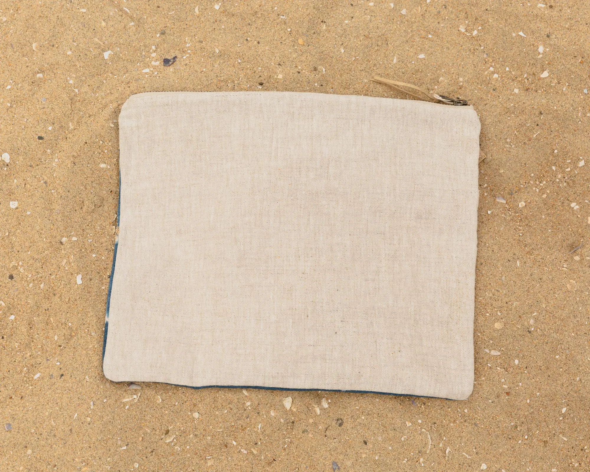 Gray Green Goods Shibori Big Zip Bag