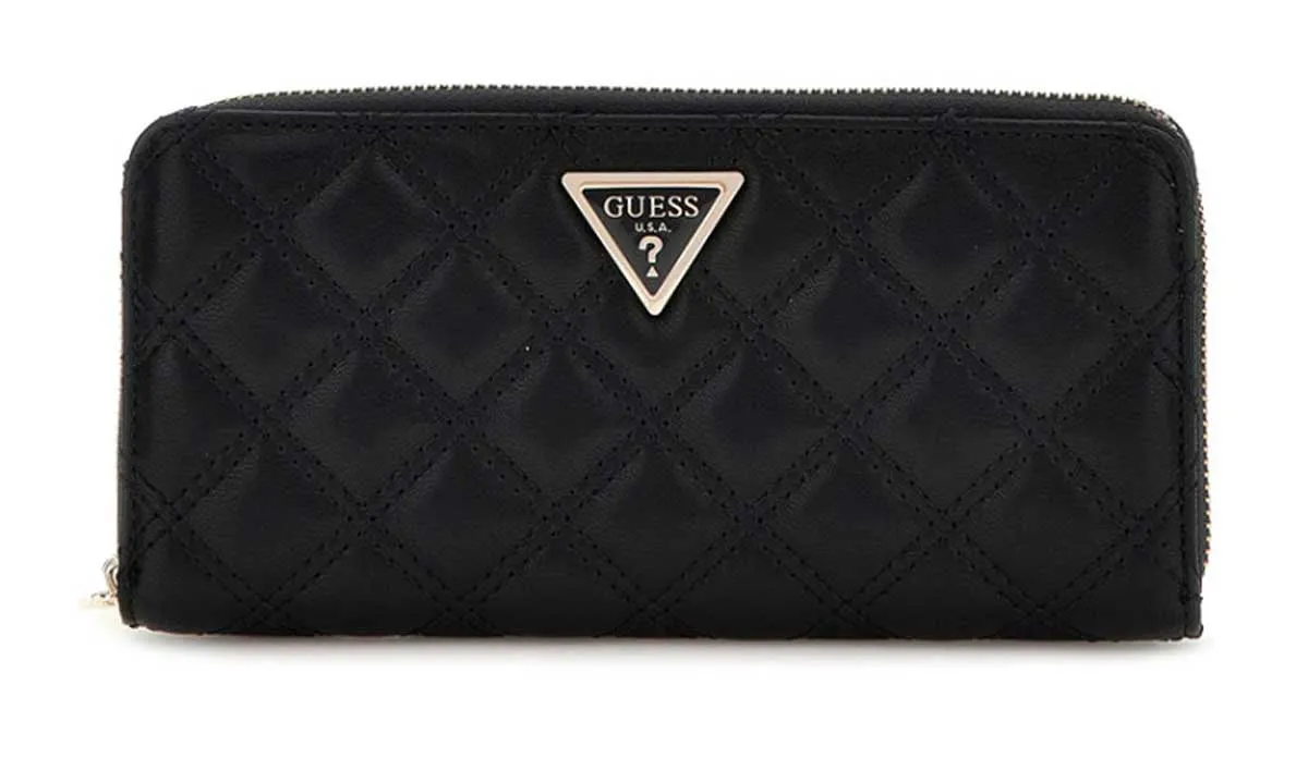 Guess Giully Quilted SLG Purse In Black For Women