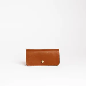 Hanne Accordion Wallet in Leather Brown