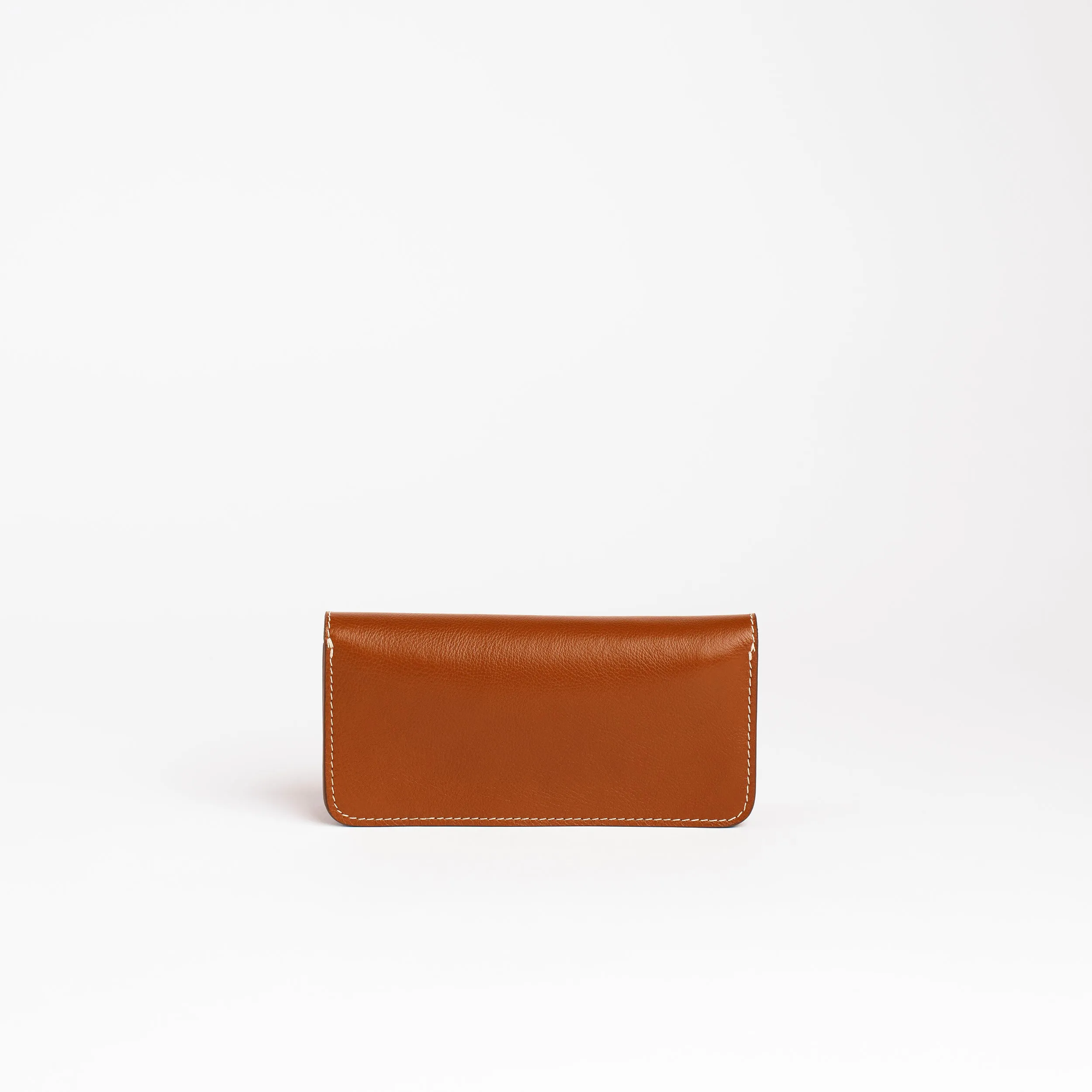 Hanne Accordion Wallet in Leather Brown