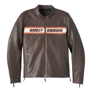 Harley Davidson® Men's Victory Lane II Leather Jacket - Java