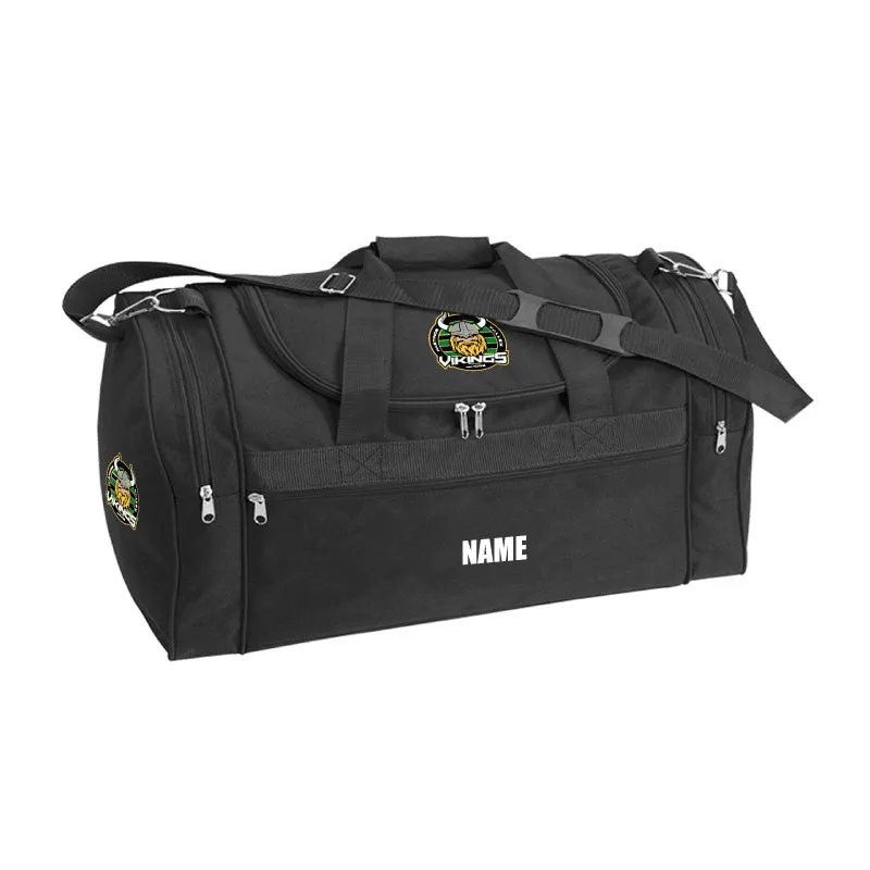 Hastings Valley Vikings Black Duffle Bag