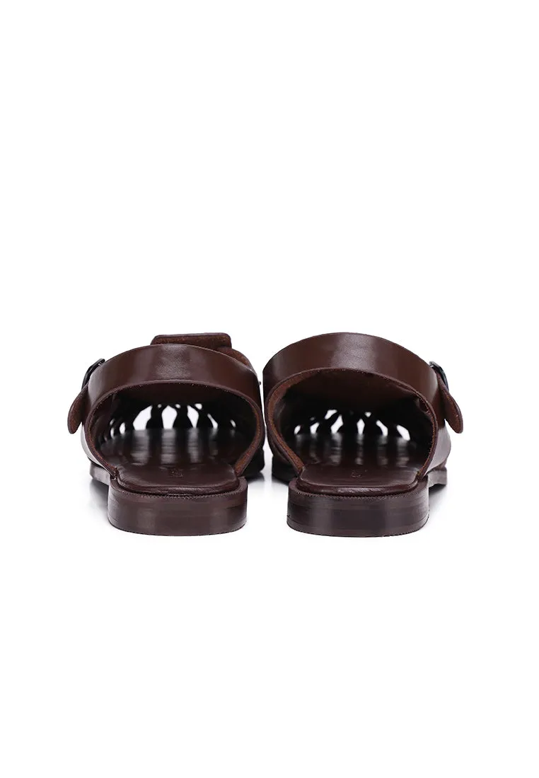 Hazel Fisherman Sandals (Espresso)