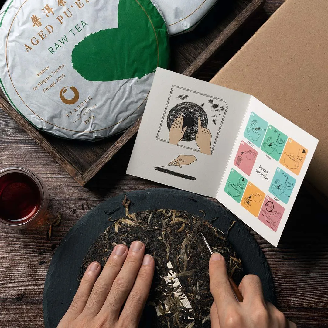 Hearty Raw Pu’er Compressed Tea Cake
