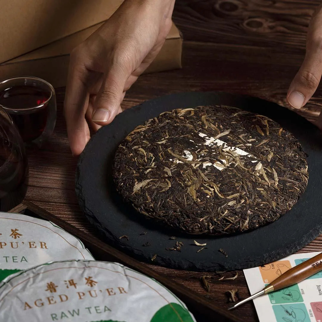 Hearty Raw Pu’er Compressed Tea Cake