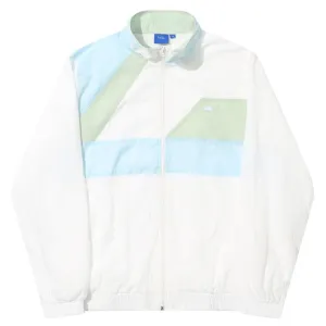 Helas Locking Tracksuit Jacket White/Pastel Green/Pastel Blue