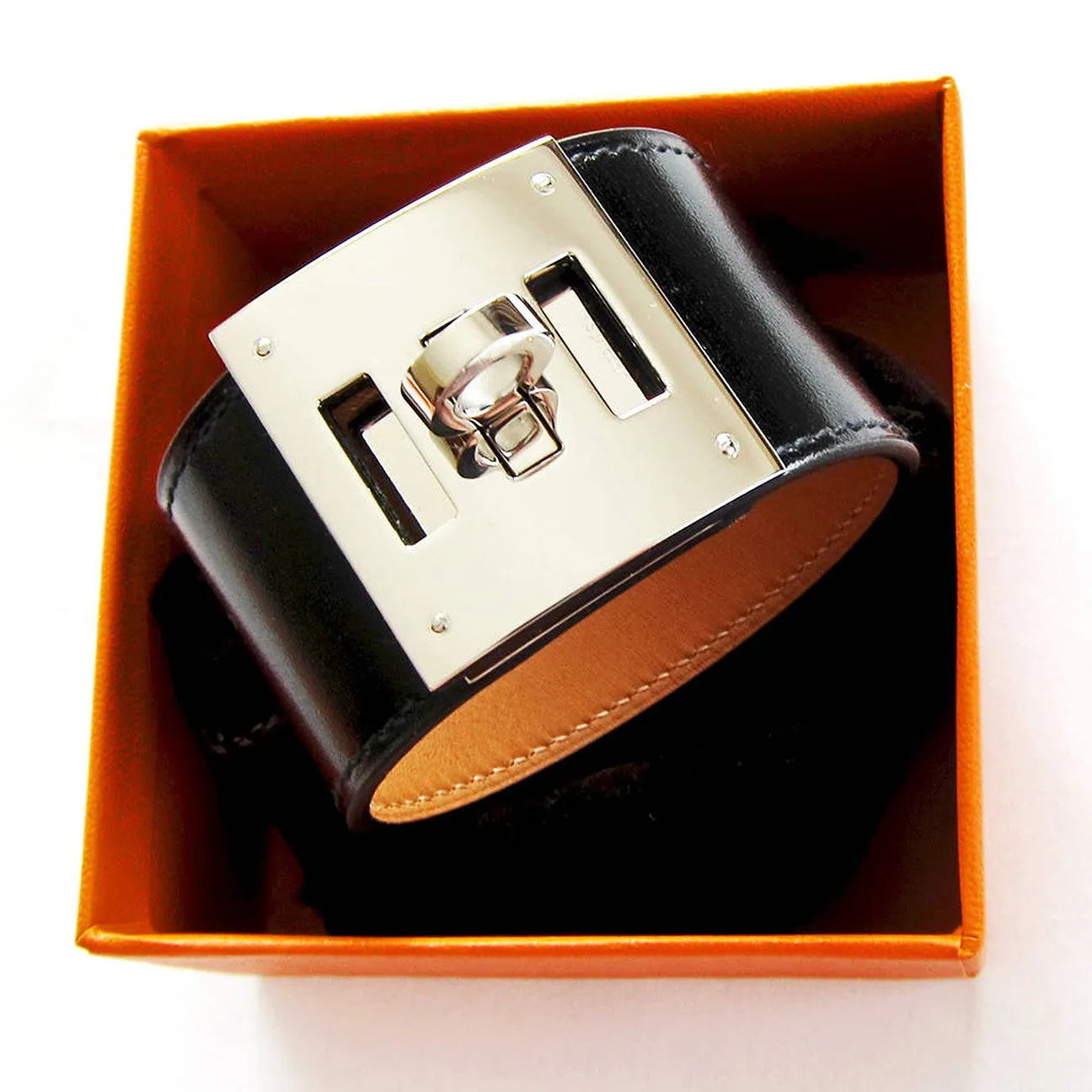 Hermes Black Kelly Dog PHW