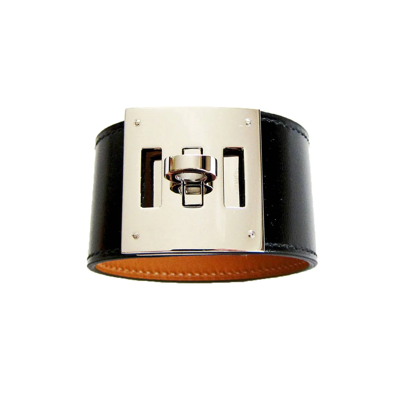 Hermes Black Kelly Dog PHW