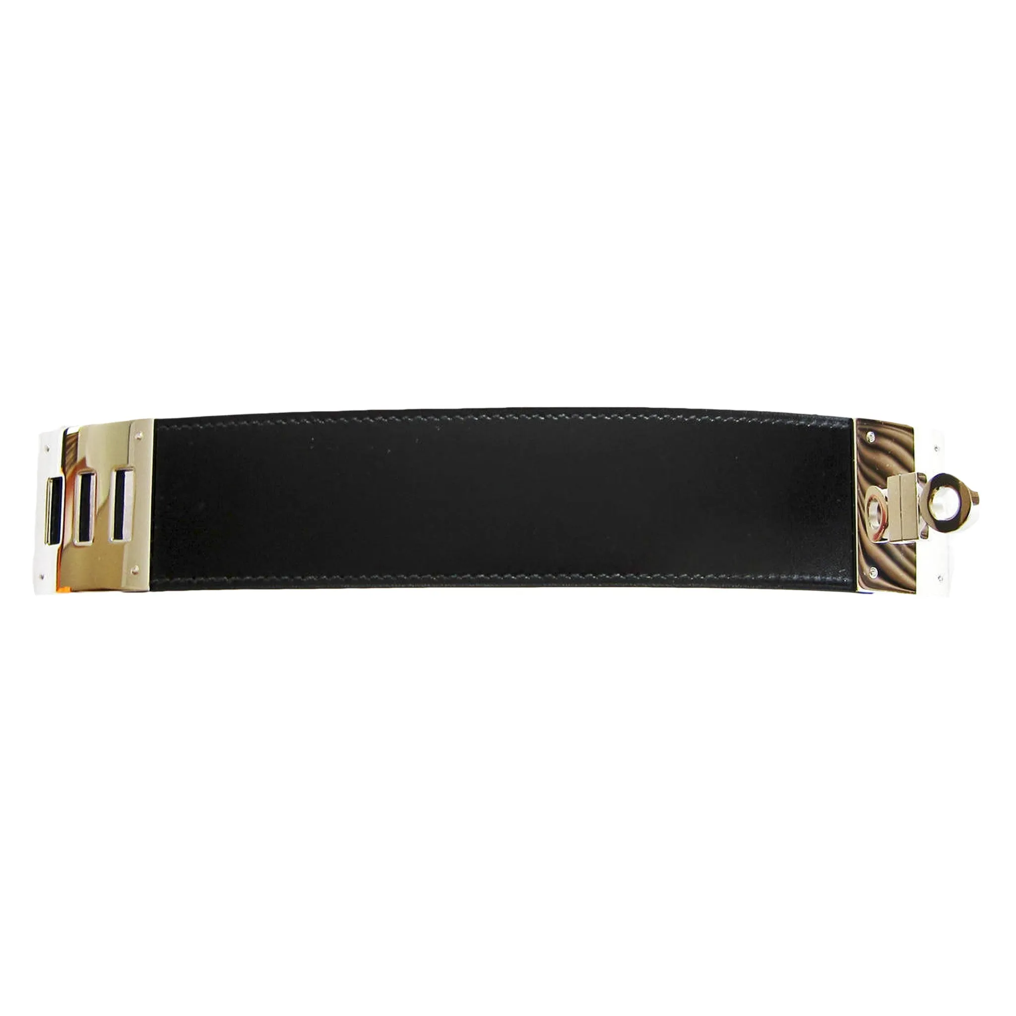 Hermes Black Kelly Dog PHW