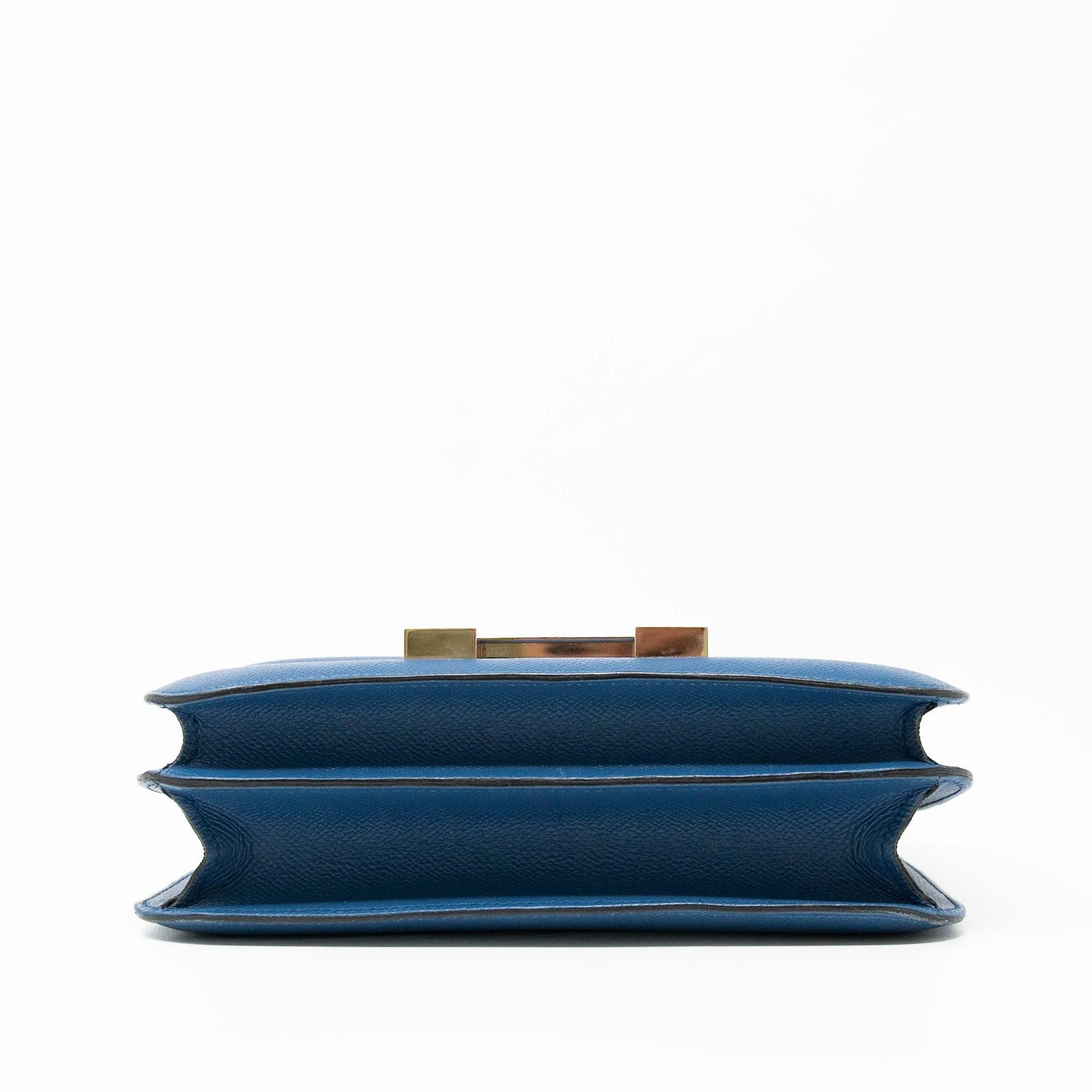 Hermes Blue Agate Epsom Constance 24