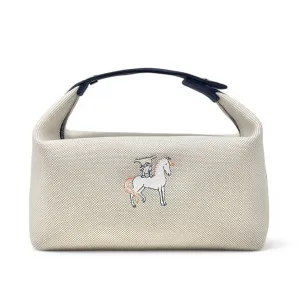 Hermes Gris Perle Large Bride-A-Brac Cabriole Case