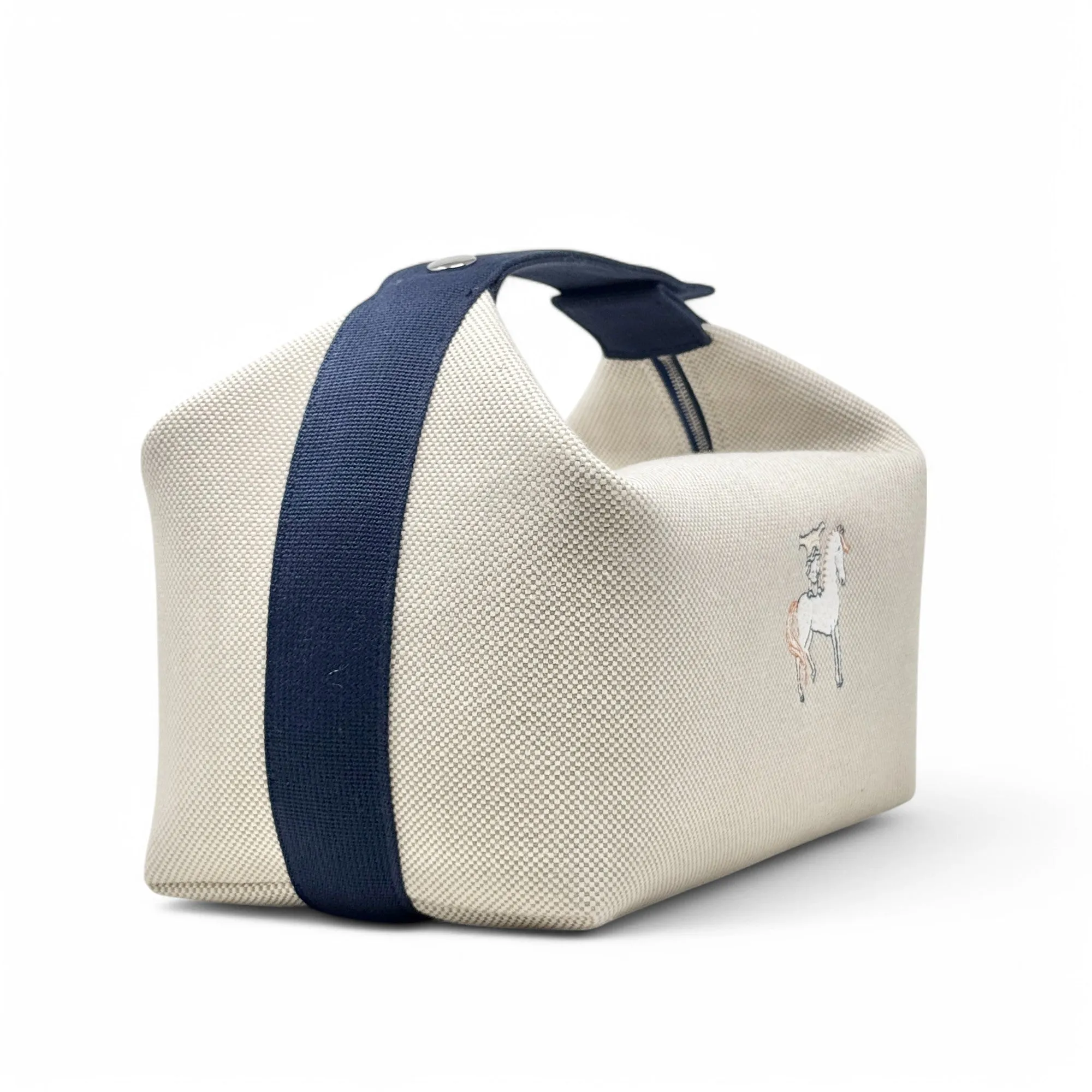 Hermes Gris Perle Large Bride-A-Brac Cabriole Case