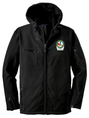 Hooded soft shell jacket-GCDC24