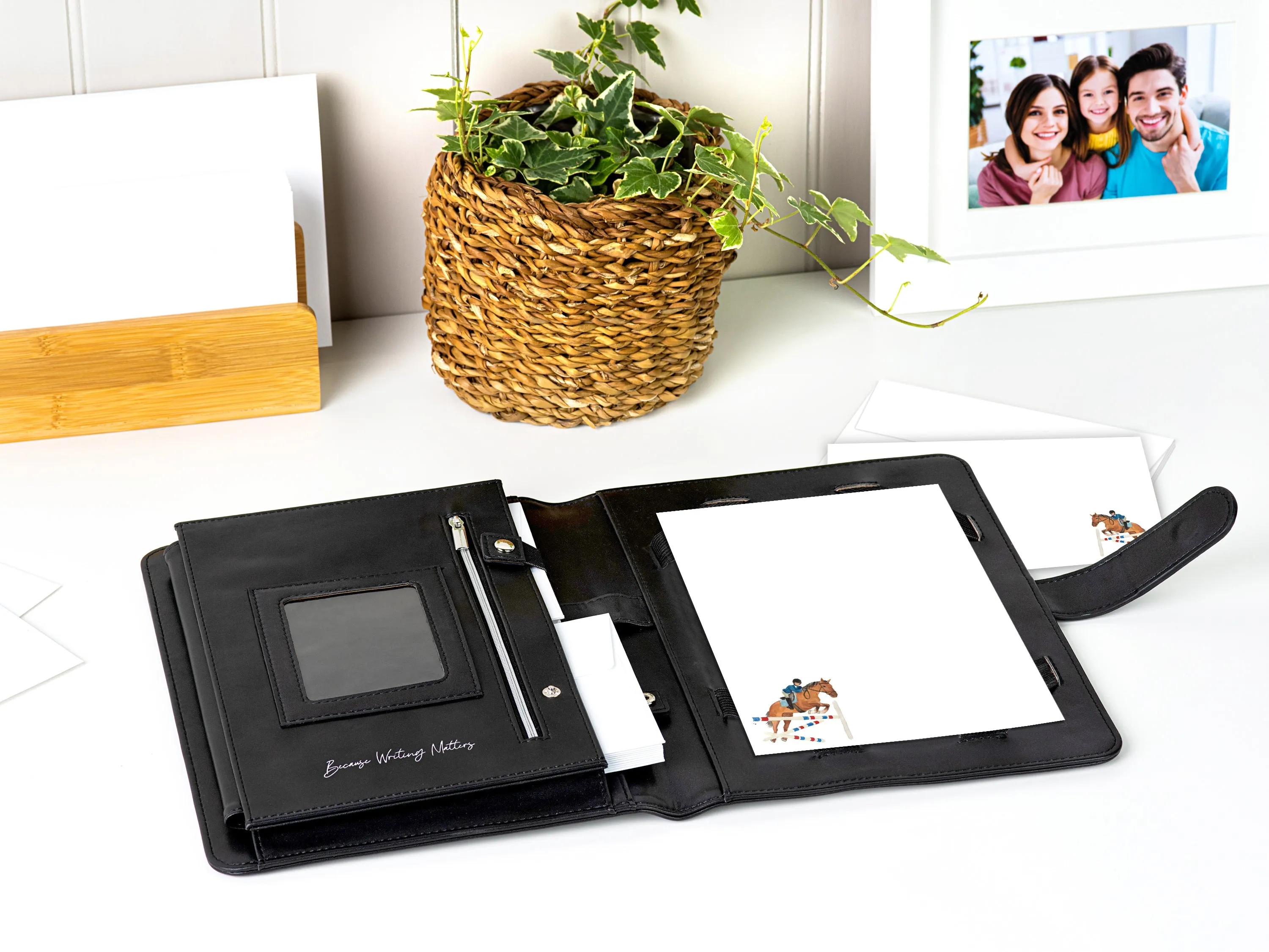 Horse with Rider Letter Writing Set with Organiser