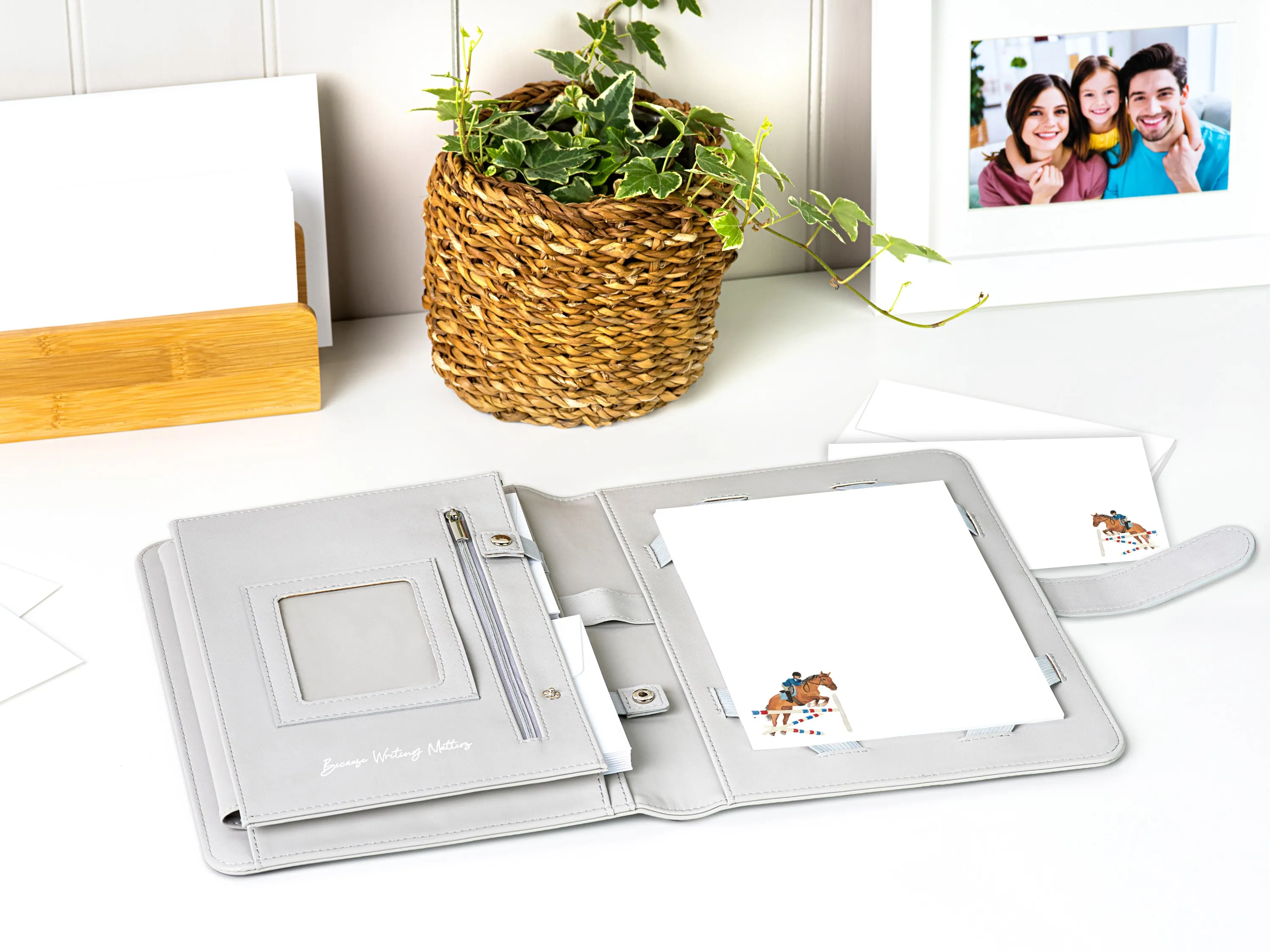 Horse with Rider Letter Writing Set with Organiser