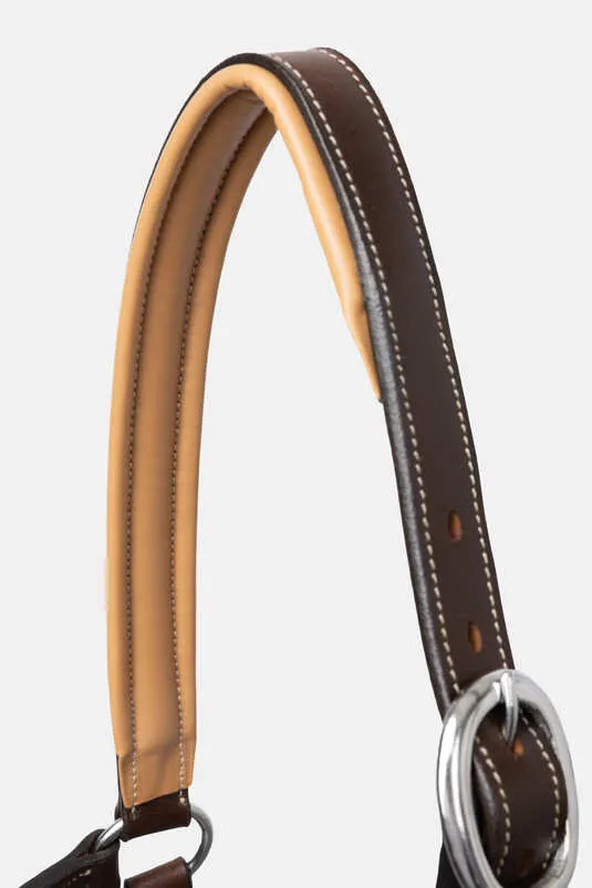 Horze Physical Sophistication Leather Halter Brown